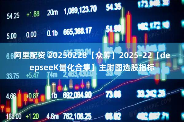 阿里配资 20250228【众筹】2025-22【deepseeK量化合集】主附图选股指标